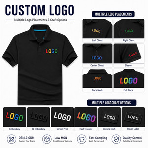 Men's Ice Silk Polo Shirt Quick Dry Breathable 160GSM 100% Polyester Moisture Wicking Summer Sport Golf Business Polo shirt - Product Image 3
