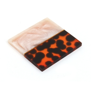 Resin & Pearl Decorative Coaster Heat Resistant Drink Coaster Modern Table Protector for Coffee Table Dining Home Office Decor - Product Image 1