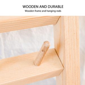 Tressage Cheveux Rack 60 Bobines Mur Monté Décoration Couture Titulaire En Bois Porte-<span class=keywords><strong>Fil</strong></span> - Product Image 6