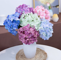 Offre Spéciale – Grande Fleur Artificielle Moderne en Soie, Hortensia 3D Effet Réel, Hydratée et Longue Durée, Idéale pour Mariage, Remise de Diplôme, Noël, Hôtels