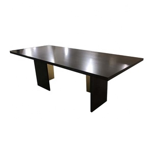 MDT-1207 Mobili Sala Da Pranzo Tavoli di Legno di Grandi Dimensioni In <span class=keywords><strong>Oro</strong></span> <span class=keywords><strong>Foglia</strong></span> di Tavoli Da Pranzo - Product Image 1