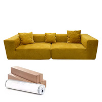 Canapé modulaire moderne en mousse compressée sous vide, convertible en chaise et lit, pour salon, ensemble de meubles