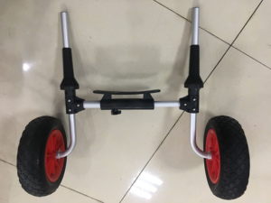 Chariot pliable léger pour <span class=keywords><strong>kayak</strong></span> avec roues pneumatiques pour le transport de canoës et de kayaks - Product Image 2
