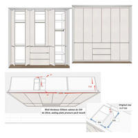 Servicios de diseño arquitectónico de renderizado 3D para el hogar moderno en línea para el edificio de la cocina del apartamento, incluido el dormitorio
