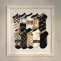 Chaussettes fines tendance pour hommes en gros, chaussettes décontractées absorbant la transpiration, chaussettes anti-odeurs pour la saison de printemps