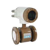 Débitmètre électromagnétique 1 pouce en acier inoxydable pour boues, eaux usées, liquides – Capteur de débit capacitif magnétique – Compteur d'eau