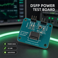 Carte de test DSFP compacte 38x40mm pour l'intégration système -45°C à +85°C, carte de test d'âge pour module optique à large plage de température
