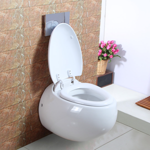 Nuovo Cupc Egg Square Design colore bianco wc sospeso in stile turco - Product Image 5