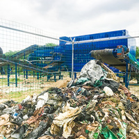 Machine de tri intelligente des déchets, machine de tri des bouteilles en plastique, convoyeur à bande de tri, séparateur d'air, machine de vannage, fournisseurs