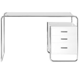 Escritorio de Estilo <span class=keywords><strong>Bauhaus</strong></span> Antiguo con Cajón Extraíble, Escritorio Individual para Computadora, Diseño Simple y Moderno, Hecho en China - Product Image 5