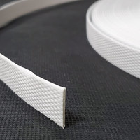 Ruban de cerclage artisanal de 15 mm de large, blanc, en PP, sangle d'emballage épaissie, boucle métallique pour un serrage sécurisé