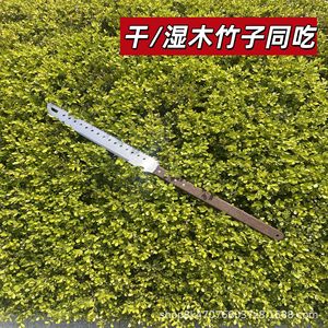 Outdoor Multi-functional Hand Saw 12 Inch High Carbon Steel Wood Handle 7 TPI Straight Blade Manual Pruning Tool - Product Image 5