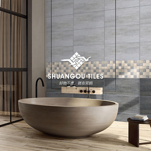 Sàn Xi Măng Gạch Sứ Gốm Cổ Khảm 48X48 Mm + Mộc Mạc Gạch 300X600 Mm Trong Nhà Để Xe new Đến Shuangou Tùy Chỉnh - Product Image 4