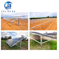 Système de montage au sol solaire à colonne unique en acier au carbone galvanisé à chaud pour modules photovoltaïques encadrés – Offre Spéciale