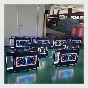 Tablero de mensajes de pantalla LED OEM, letrero de champán VIP glorifier marquesina, tablero de letras LED, presentador de botella para club nocturno