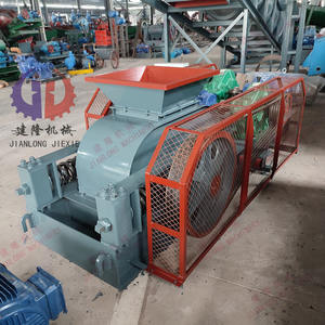 Doppelwalzenbrecher Federbetriebener Mobiler Erzbrecher mit Wechselstrommotor für Sandherstellung Doppelte Legierungs-Glatte Walzen - Product Image 3