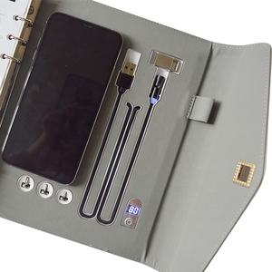 Nuevo diseño 2025 Power Bank <span class=keywords><strong>agenda</strong></span> organizadora de portátiles con USB y soporte para teléfono 10000mAh de capacidad - Product Image 4