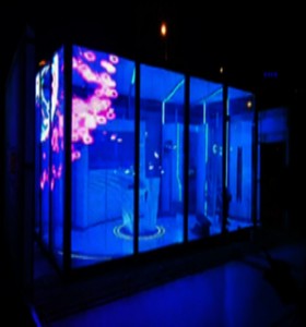 Silver LED <b>Film</b> Screen For Glass Window Transparent Display Panel - Product Image 5