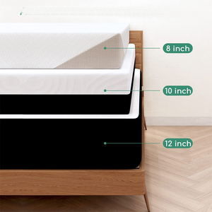 Mua đôi đầy đủ siêu vua nữ hoàng Mat ngủ Kích thước nệm giường cũng cuộn trong một hộp đôi túi mùa xuân Gel Bộ nhớ bọt nệm - Product Image 5