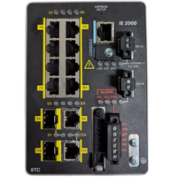 IE-2000-8TC-G-B IE2000 8FE+2GE Combo LAN Base Wide Temperature Switch Pemasangan Rel DIN