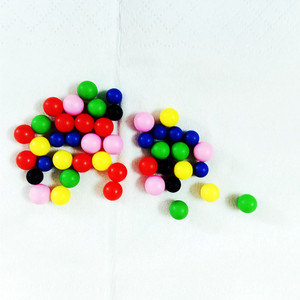 Trong Kho 12Mm 12.5Mm 12.7Mm Màu Xanh Màu Xanh Lá Cây Màu Vàng Nhựa Quả Bóng Nhỏ Màu Nhựa Float Bóng - Product Image 4