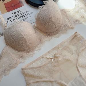 Conjunto <span class=keywords><strong>de</strong></span> sujetador sexy gótico con espalda cruzada, talla grande, encaje dulce, Pure Desire, copa 3/4, 100 kg, <span class=keywords><strong>ropa</strong></span> <span class=keywords><strong>interior</strong></span> push-up <span class=keywords><strong>para</strong></span> chicas <span class=keywords><strong>gorditas</strong></span>, delgada - Product Image 6