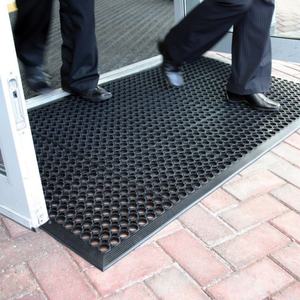 Heavy Duty Drainage Honeycomb Ring Holes <b>Rubber</b> Floor Door <b>Mats</b> - Product Image 5