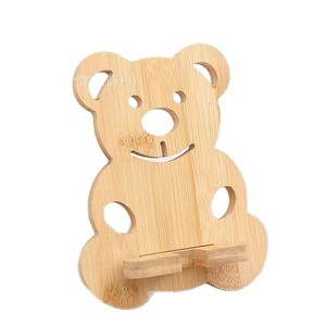 Soporte de Madera para Teléfono, Soporte de Escritorio Portátil, Diseño Moderno y Simple para Teléfono Móvil - Product Image 3