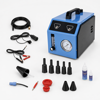 Détecteur de fuite de fumée automobile 12V, testeur de fuite de tuyau de carburant EVAP sous vide, 100W 0-20psi, kit d'outils de réparation de diagnostic automobile par fumée