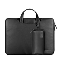 Bolsa para Portátil de Material PU Impermeable, con Logotipo Personalizado, para Viajes de Negocios