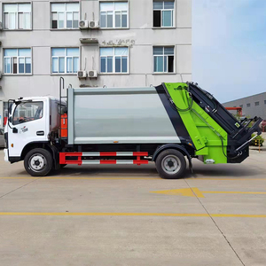 รถบรรทุกขยะแบบอัดบีบ Dongfeng 8 คิว พร้อมแชสซีสำหรับขายในแอฟริกาใต้ - Product Image 3
