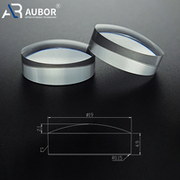 OEM Personnalisé BK7 Double Convexe PMMA Lentille Optique Collimation Capteur Laser Lentilles D'imagerie 1mm-6mm Diamètre Options Plano Motif