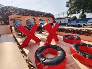 <span class=keywords><strong>Parcours</strong></span> d'obstacles gonflable <span class=keywords><strong>militaire</strong></span> d'extérieur à prix d'usine, durable, camouflage, pour le team building et les fêtes foraines - Product Image 6