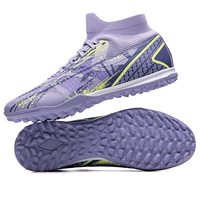 Chaussures de football antidérapantes hiver/été 2025 - Crampons FG/AG haute tige unisexe pour enfants et adultes (personnalisables) moulées directement en usine
