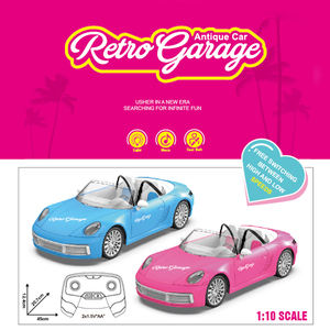 LK Toys Voiture télécommandée 1/10 5CH, nouvelle voiture télécommandée rose de dessin animé avec lumières LED et <span class=keywords><strong>musique</strong></span> - Product Image 2