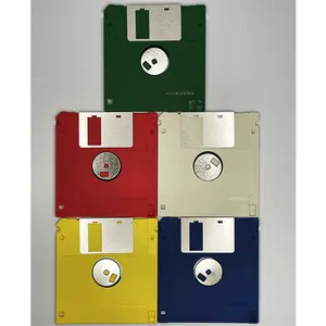 TDK Original 3.5 HD 1.44 mo préformaté MF-2HD Pack de 25 disques de disquettes couleur portables légers