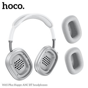 Auriculares con Cancelación de Ruido <span class=keywords><strong>Hoco</strong></span> W65 Plus, Auriculares Bluetooth con 45 Horas de Reproducción, Logotipo Personalizado OEM, Auriculares Inalámbricos con Almohadillas de Tela - Product Image 4