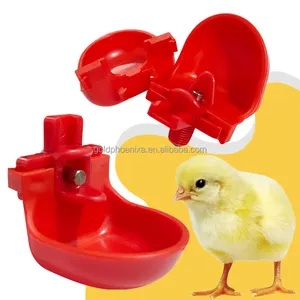 ZB/APH-19C Horizontal Side Mount Stainless Steel Plastic Poultry Water Cup Nipple Automatic Chicken Drinker