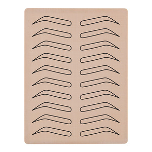 14.5x19cm Microblading Eyebrow Tattoo <b>Practice</b> Skin Silicone Training <b>Pad</b> for Permanent Makeup Artists and Students - Product Image 1