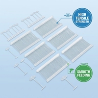 Épingles d'étiquetage en plastique de haute qualité, durables, en nylon, pour barbillons, chaussettes, serviettes, vêtements, personnalisables