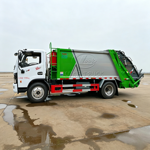 Vente directe usine – Camion compacteur de déchets Dongfeng Dolica D7 8-10 m³ – Véhicule compacteur léger pour déchets municipaux - Product Image 4