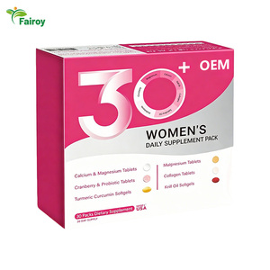 OEM Tägliches Nahrungsergänzungspaket für Frauen: Komplette Multivitamin- und Kräuter-Sachets für die Alltagsroutine - Product Image 1
