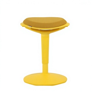 Tabouret de bar moderne en plastique Henglin Moore, chaise de bureau ergonomique à hauteur réglable, confortable pour une utilisation prolongée, pivotante, pour atelier - Product Image 2
