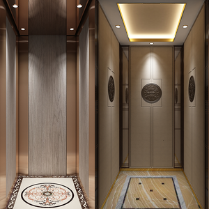 Роскошный гидравлический привод переменного тока, домашний лифт, безопасный для виллы, жилой безредукторный Тяговый станок, ПВХ для отелей и квартир - Product Image 2