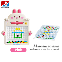 Kinder logische bunte Perlen Spielzeug Magnets tift Mal brett Magnet perlen Zeichenbrett