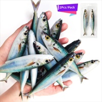 Leurre de pêche 3D imprimé en forme de maquereau, 15cm/335g, en PVC souple bionique, sans hameçons, pour la pêche en mer et en bateau, en stock