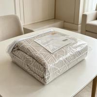 Ensemble de literie pliable 6 pièces en polyester, motif végétal, drap-housse et taie d'oreiller pour lit King Size, pour usage domestique et hospitalier