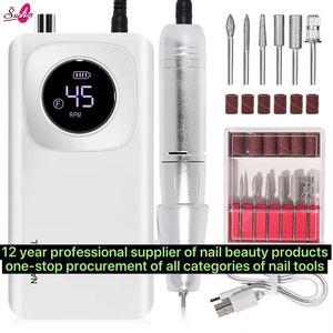 Écran d'affichage personnalisable <span class=keywords><strong>SUNKIN</strong></span> SK-ND-V4, polisseuse à ongles professionnelle pour salon, portable, rechargeable, sans fil - Product Image 2