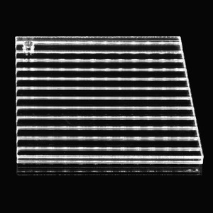 カスタム3mm 5mm 8mm透明<span class=keywords><strong>PMMA</strong></span>溝付きストリップシートクリア光沢テクスチャードリードアクリルパネル - Product Image 4