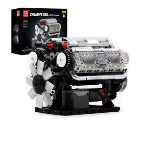 Kalıp kral V8 Motor MOC simülasyon ö<span class=keywords><strong>l</strong></span>çeği Model seti pil ve <span class=keywords><strong>L</strong></span> Motor elektrikle çalışan yapı taşları oyuncak arabalar hediye - Product Image 1
